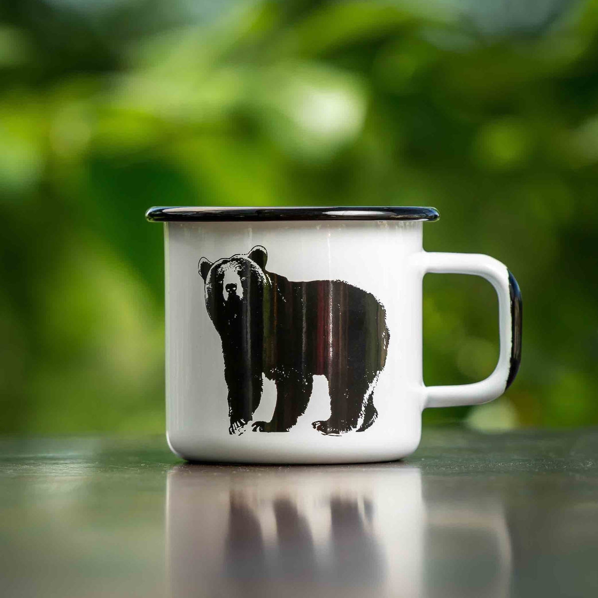 Muurla Design Nordic The Bear Mug in Enamelware