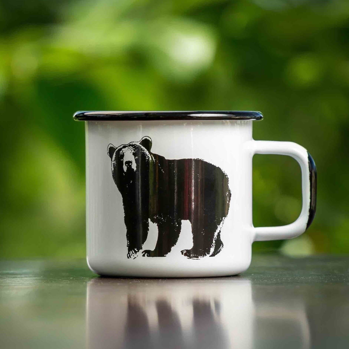 Muurla Design Nordic The Bear Mug in Enamelware