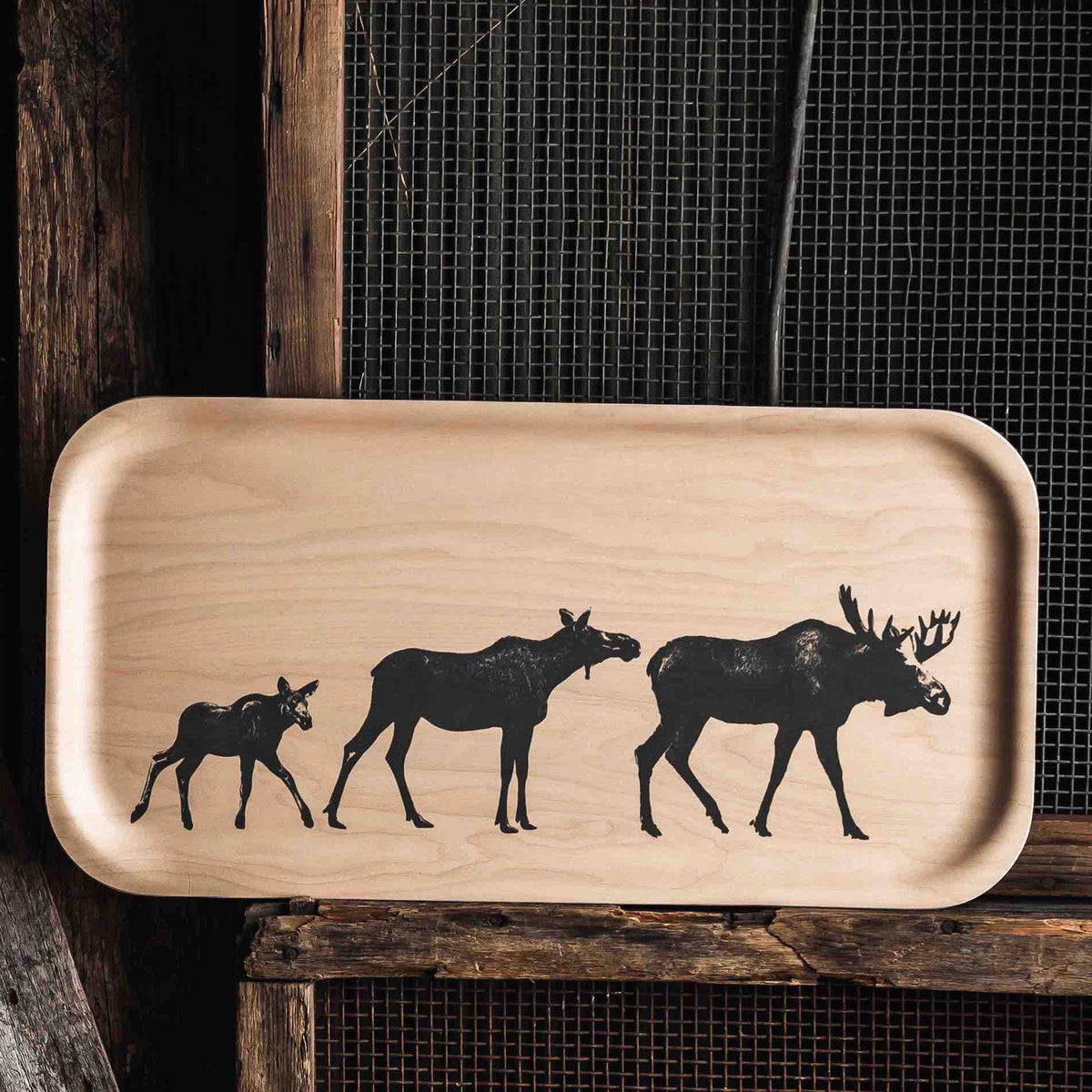 The Moose Family Tray by Muurla Design