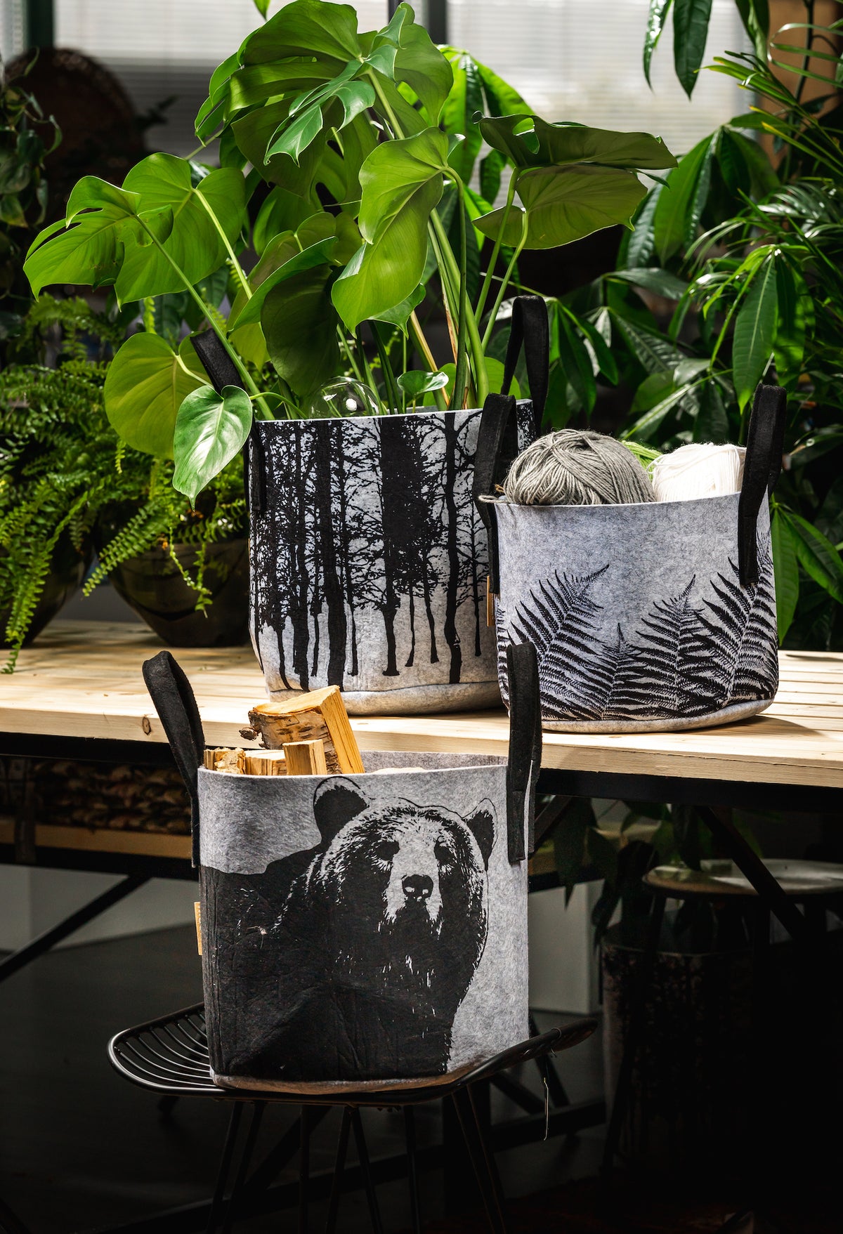 MUURLA | Storage Basket | The Forest | 30 Litres | Made from Recycled Plastic