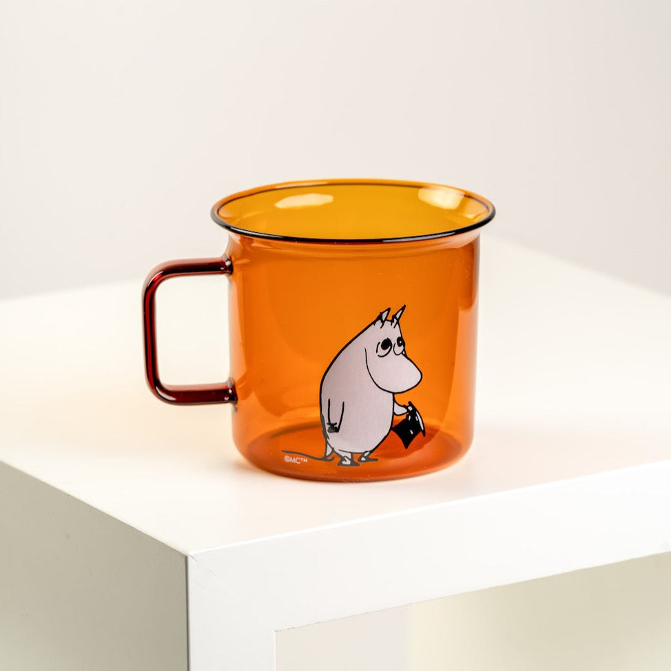 MOOMIN | Originals | The Glass Mug | 35cl | Moominpappa - Amber