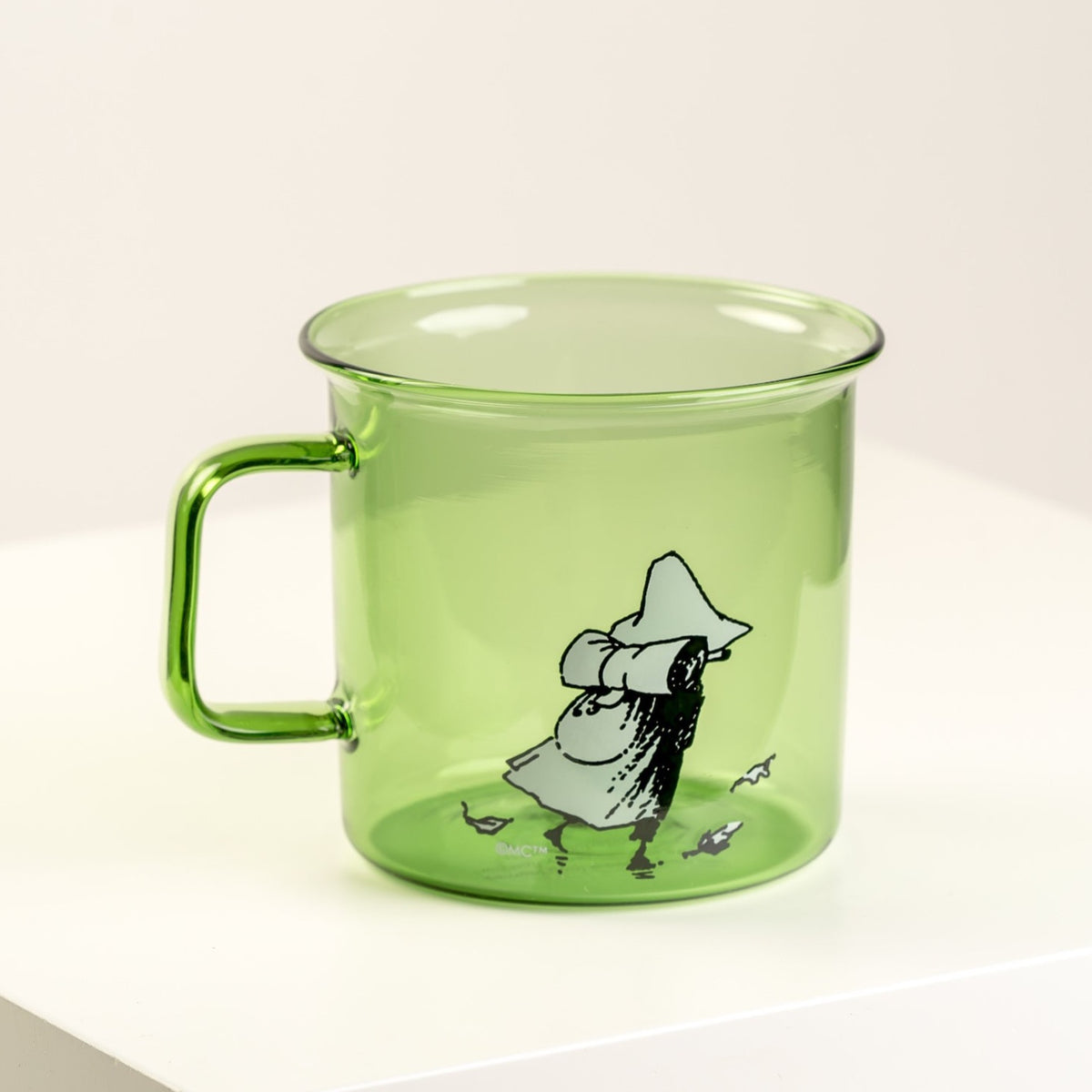 Snufkin Glass Mug by Moomin Muurla