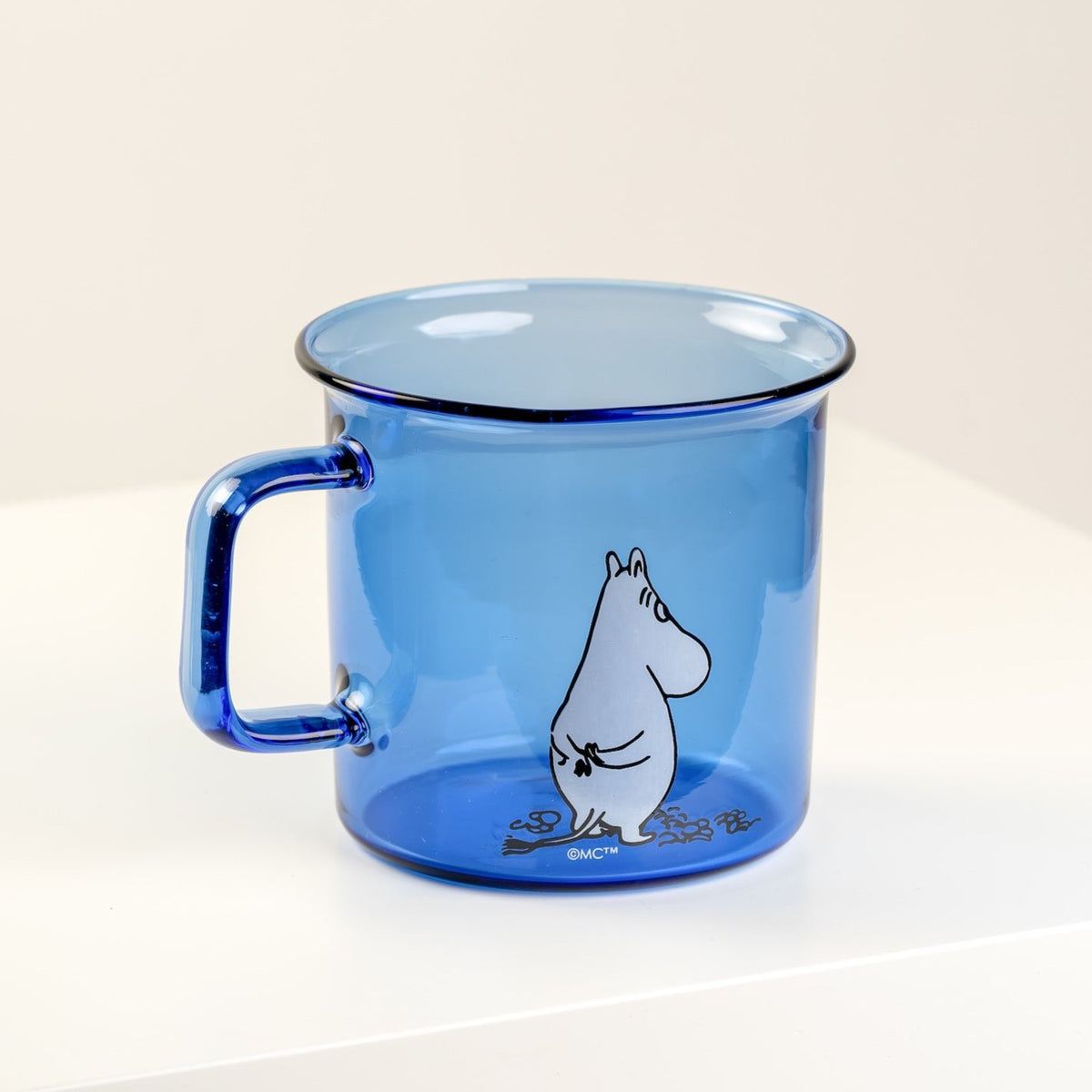 MOOMIN | Originals | The Glass Mug | 35cl | Moomin - Blue