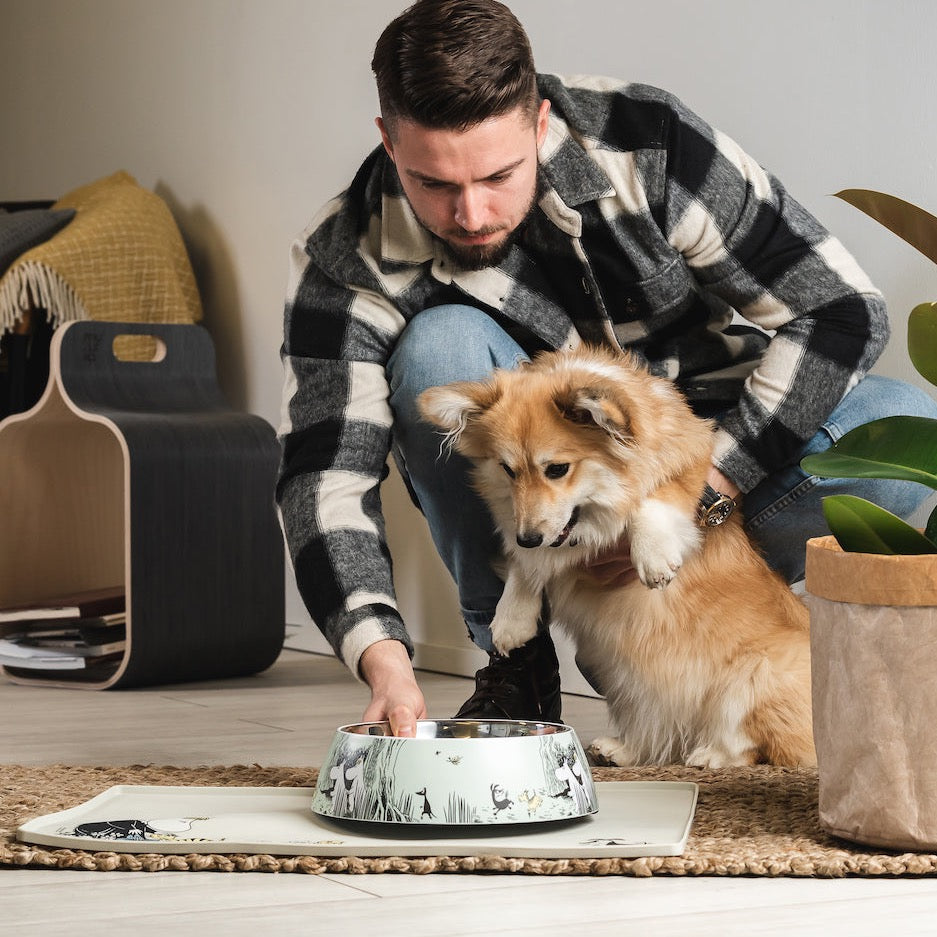 Silicone Feeding Mat for Moomin fans.   Moomin for Pets by Muurla Design