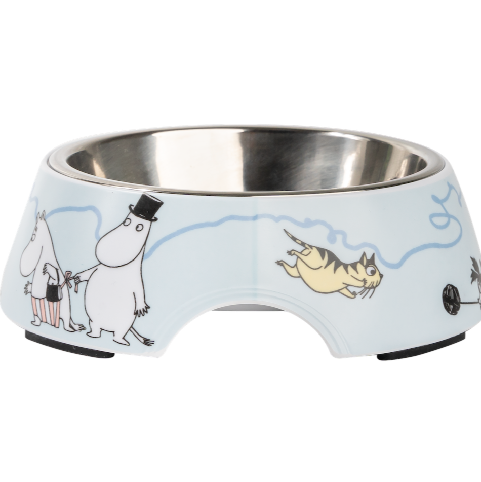 Moomin For Pets, By Muurla. Pet Bowl Small in Blue 4700-140-01