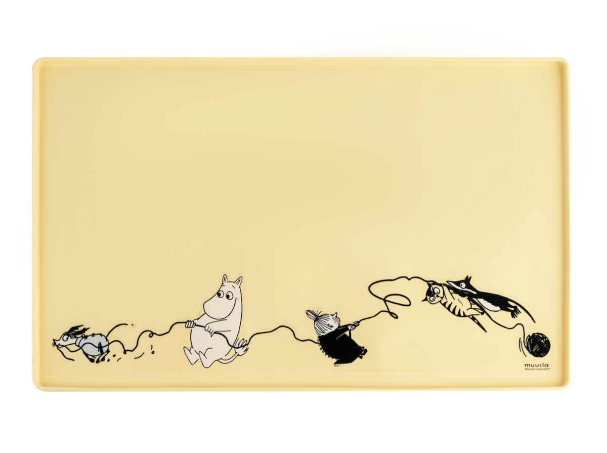 MUURLA - Moomin For Pets | Silicone Mat | Yellow | 48cm x 30cm
