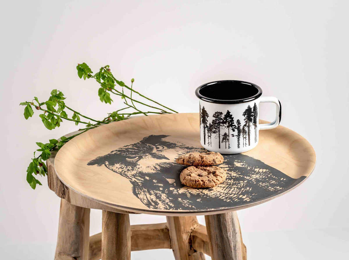 MUURLA | Nordic Tray | The Eagle Owl | 35cm Dia.