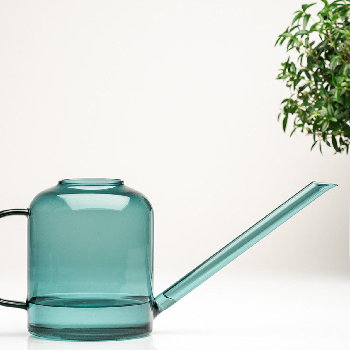 MUURLA | Glass Watering Can | 0.8L | Teal