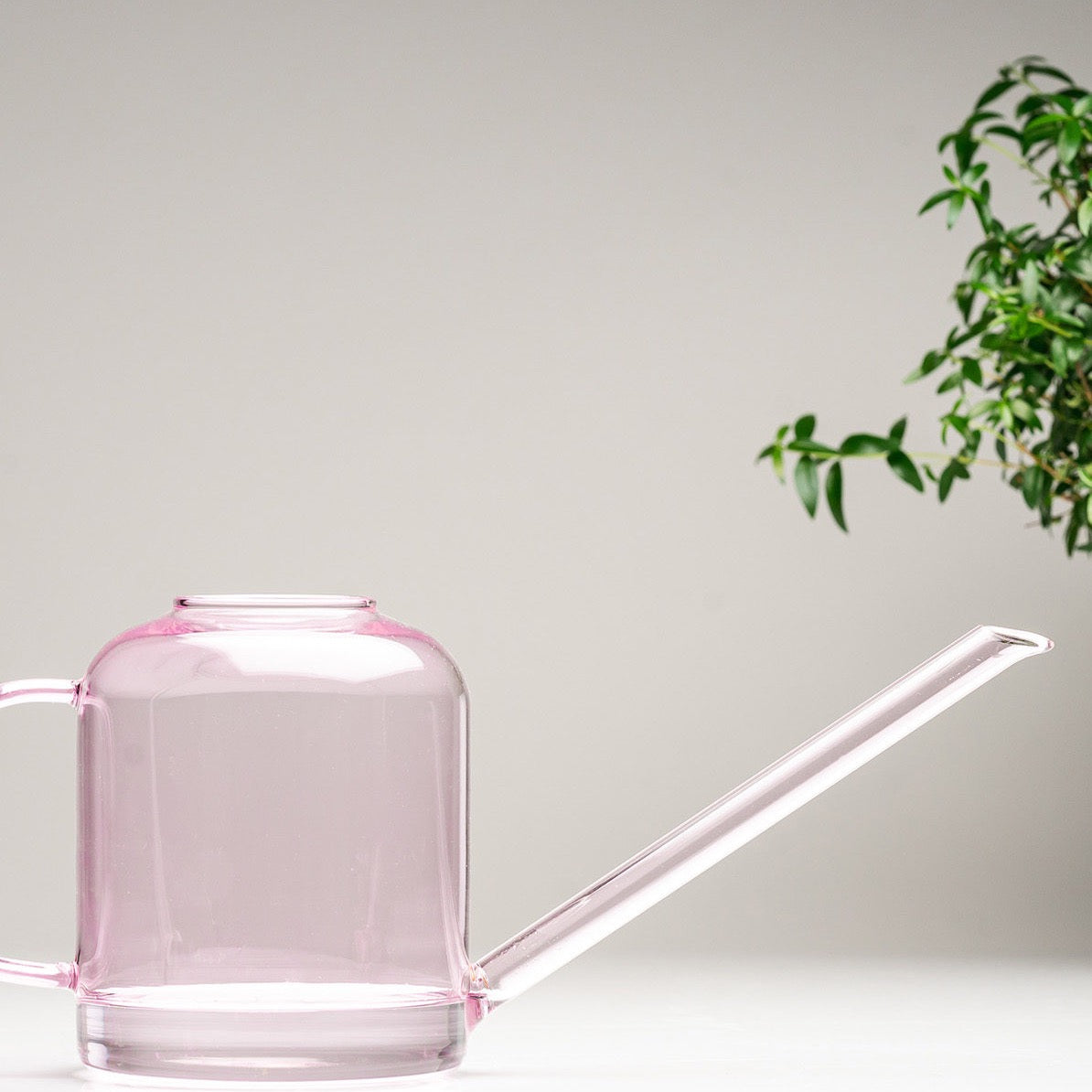 MUURLA | Glass Watering Can | 0.8L | Pink