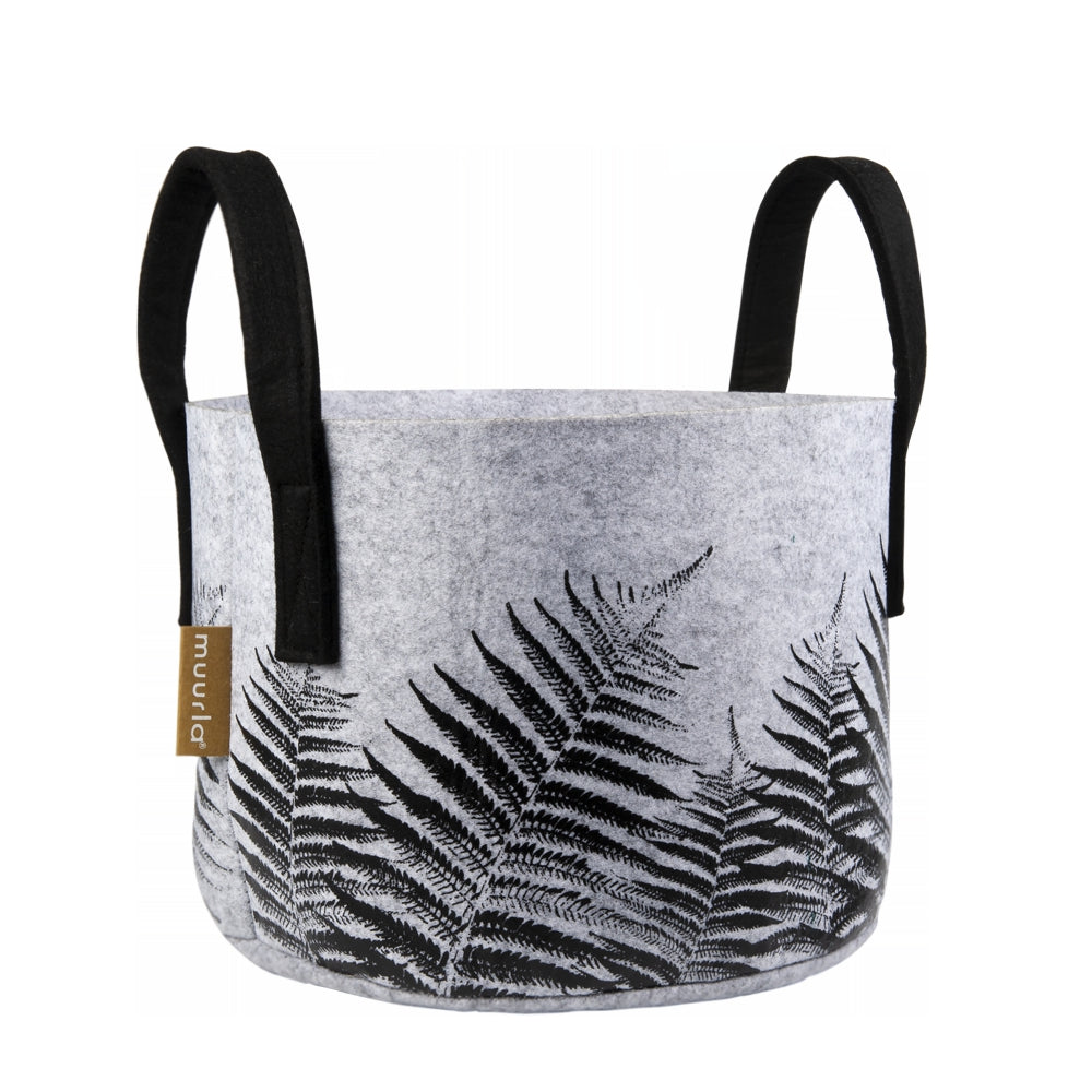 The Fern Felt Storage Basket by Muurla Design