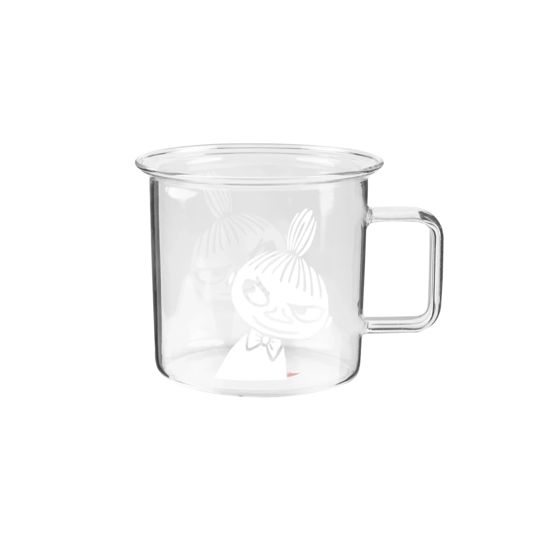 MOOMIN | Glass Mug | 35cl | Little My - Clear