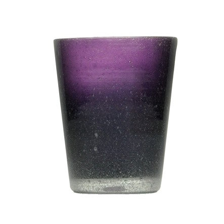 Cheerful, versatile coloured drinking glasses from Memento in Italy. For summer entertaining and everyday use. Decorative bubbles in the glass itself. Colour: 