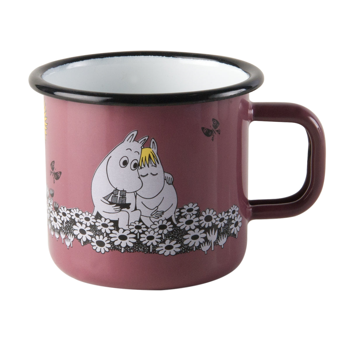 Moomin by Muurla Together Forever mug featuring Moomintroll and Snorkmaiden. 1701-030-06