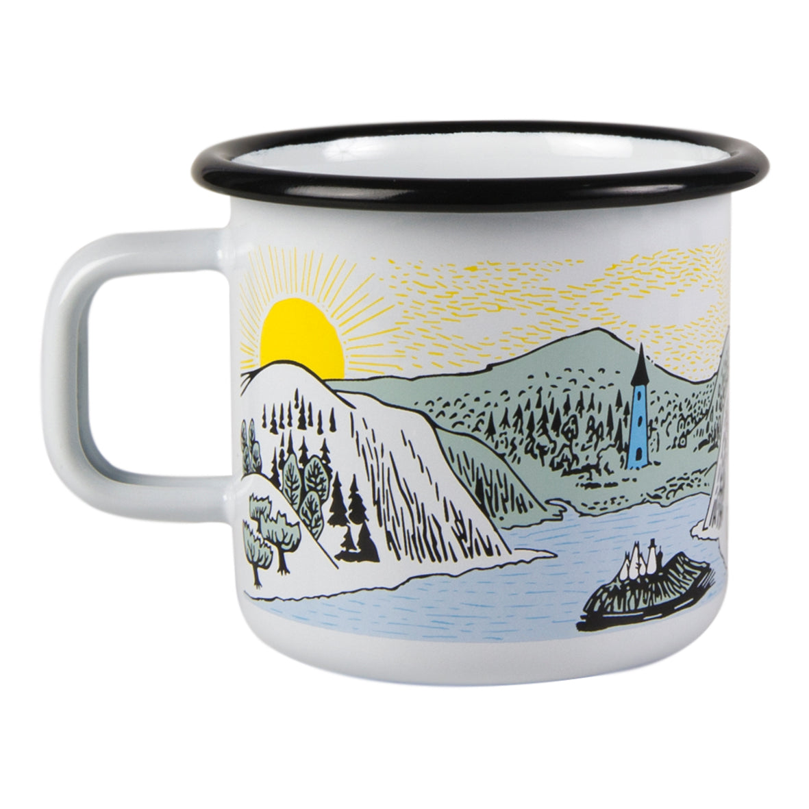 MUURLA | Moomin | Summer | Enamel Mug | Mellow Wind | 3.7dl