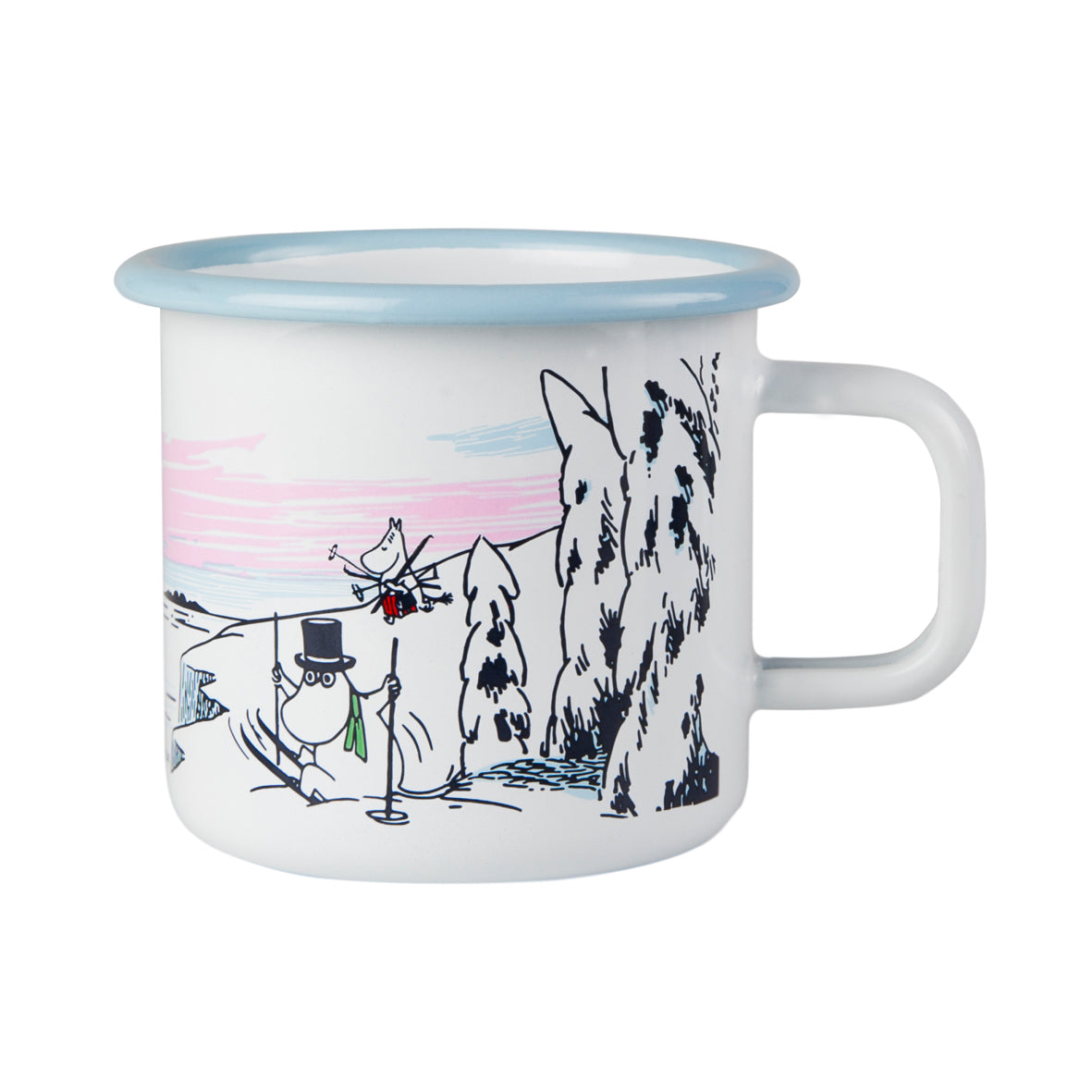 MUURLA | Moomin | Winter | Enamel Mug | Winter Time | 3.7dl