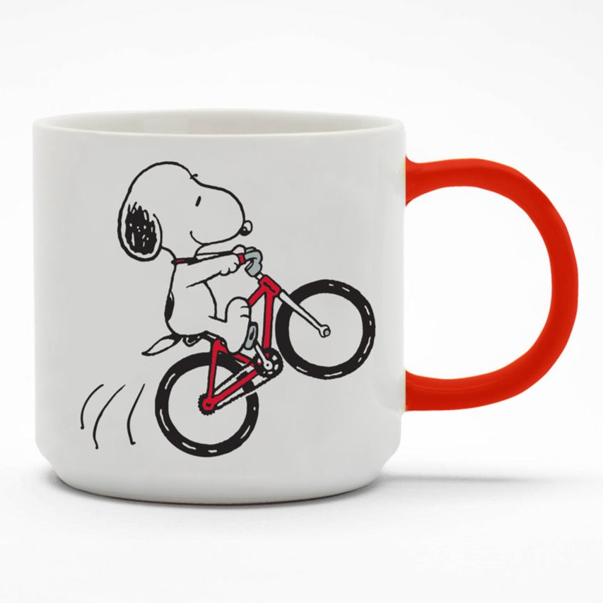 Peanuts Mug Born To Ride with Snoopy on a Bicycle 